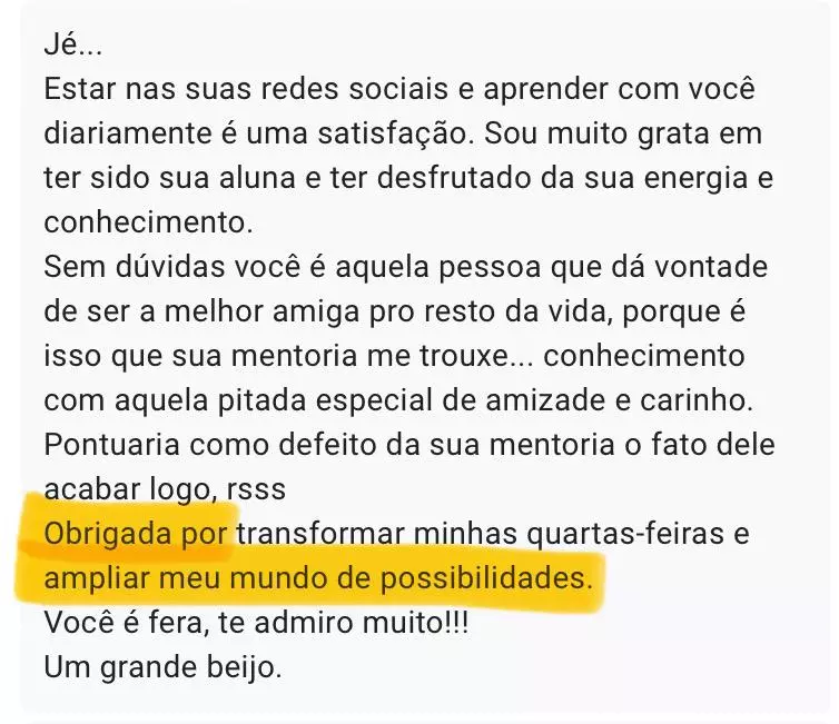 Depoimento Thaysa